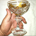 Calice Moser Cristallo e Oro Zecchino 24K