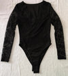 Body SHEIN 
Pizzo Nero Donna 
Taglia S