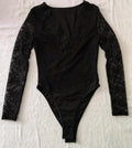 Body SHEIN 
Pizzo Nero Donna 
Taglia S