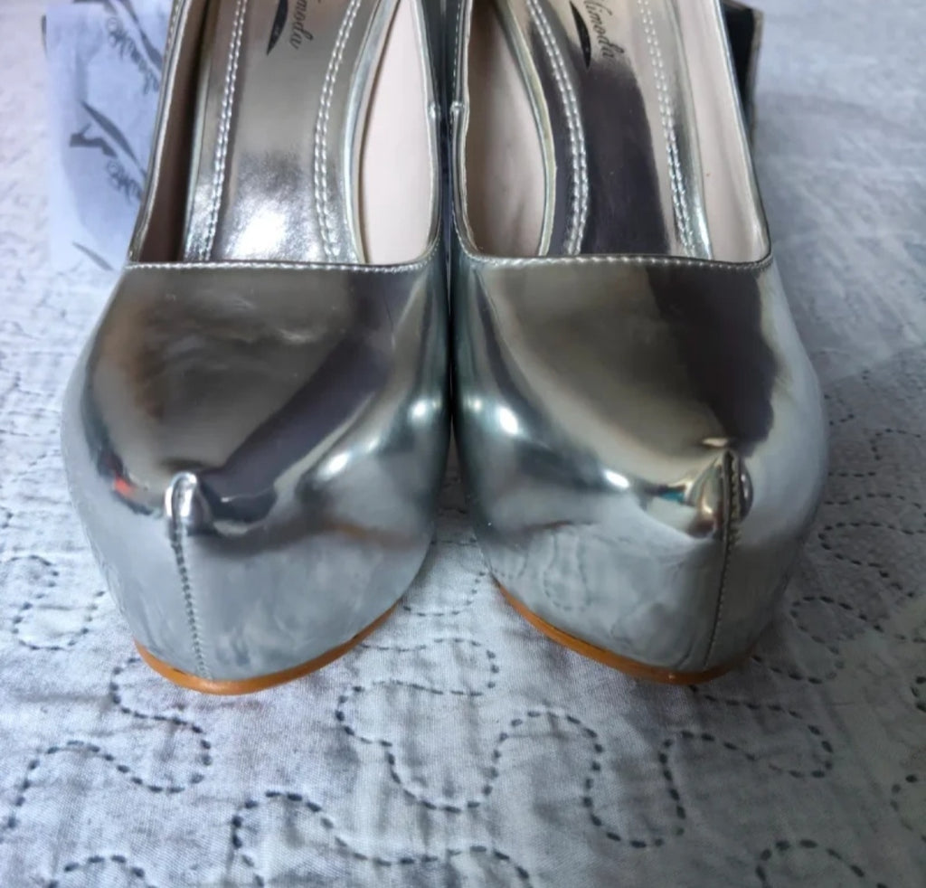 Mimoda  Décolleté Tacco 13  
Argento Specchio Misura 38