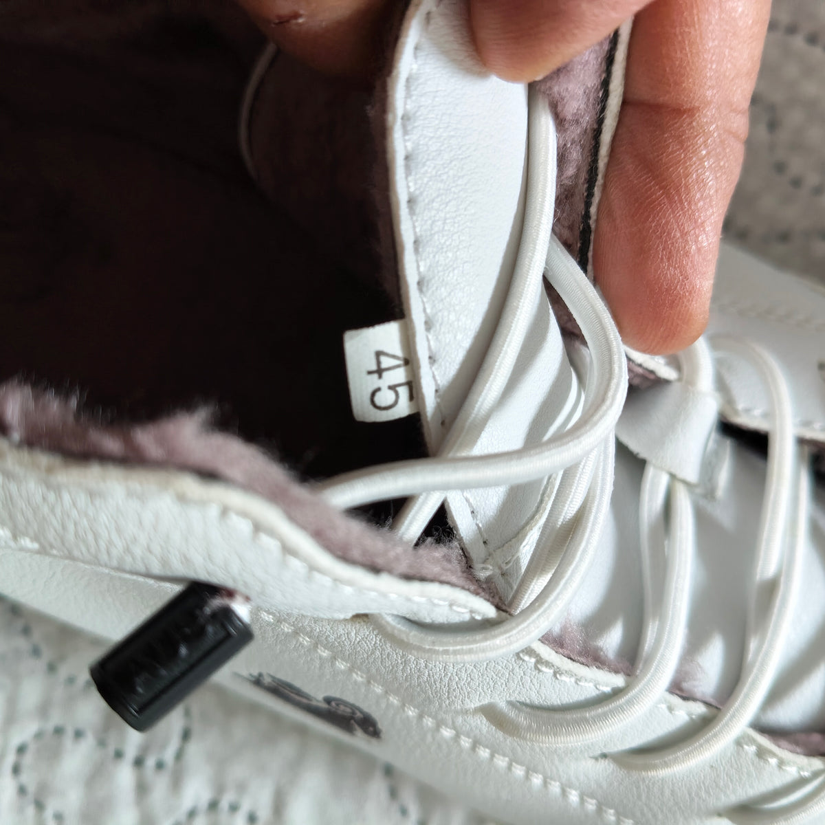 Scarpe Bianche Alte di LDECK Misura 45 Nuove !