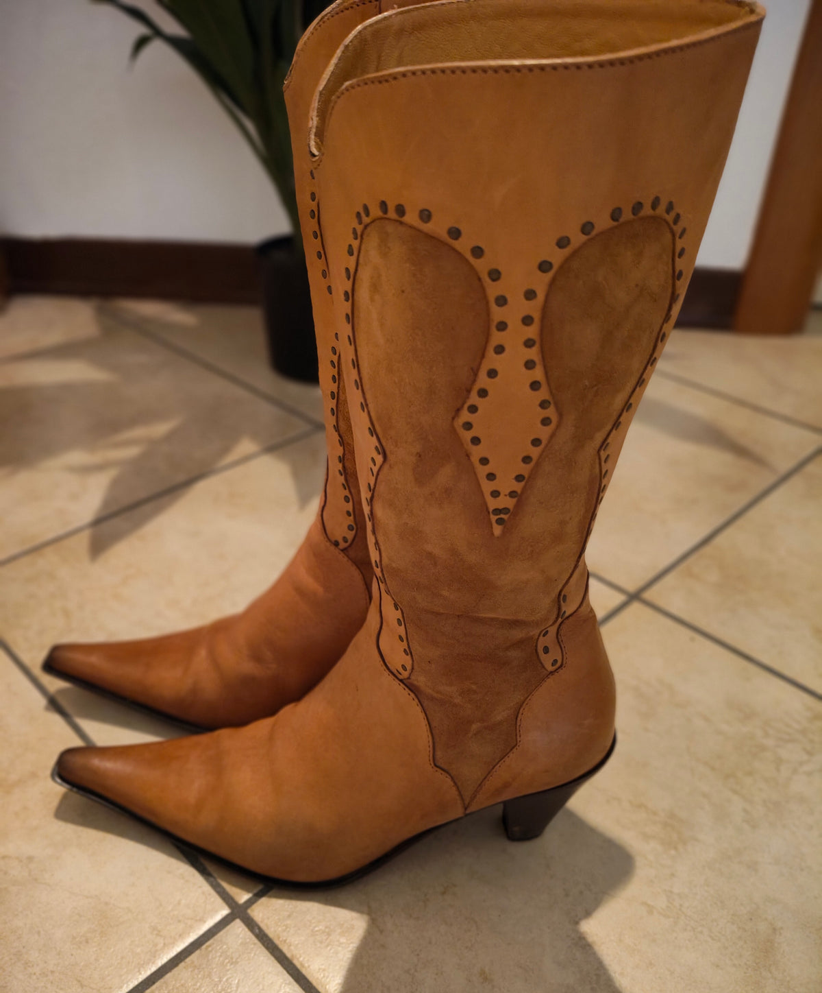 Alto Gradimento Stivali Texani Donna Tg 37.5 Bellissimi !