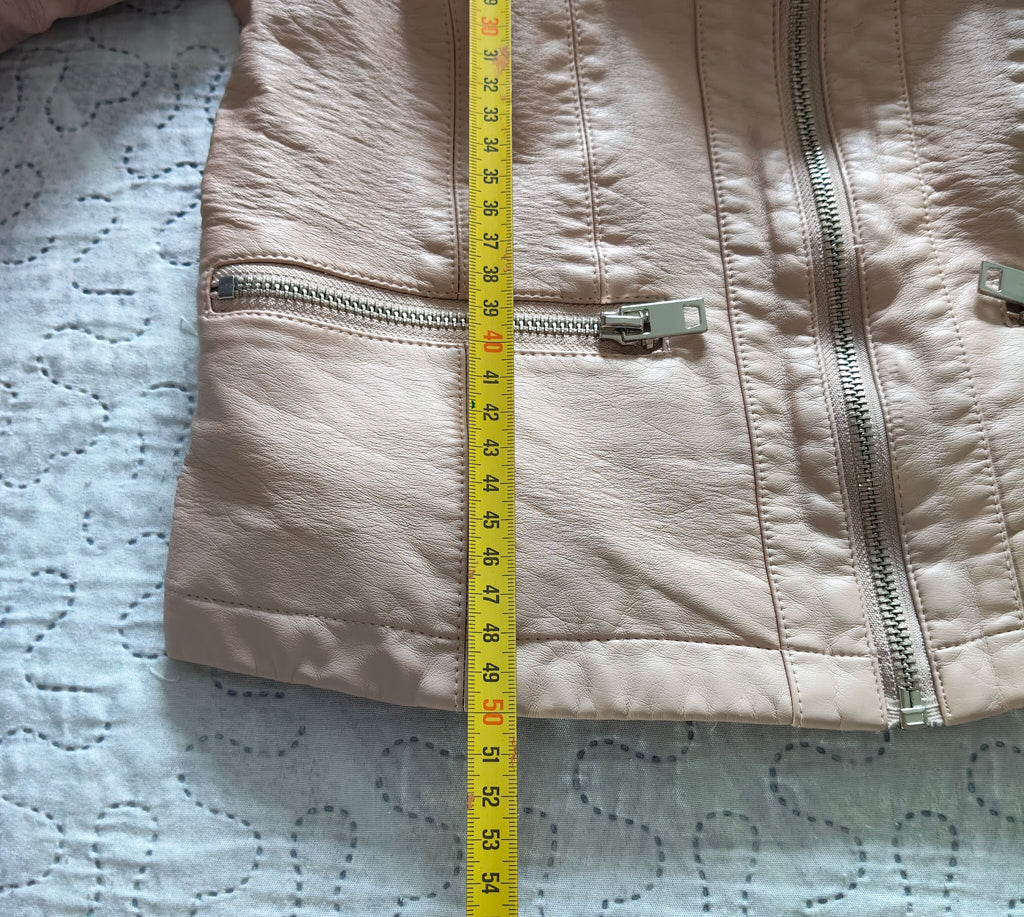 Giubbotto similpelle Terranova rosa taglia XS