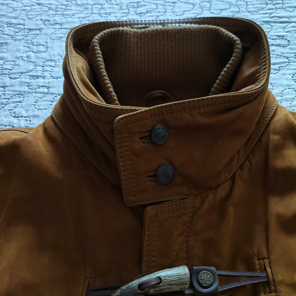 Giacca/Giubbotto Ruffo Montgomery Vintage Pelle Tg 52