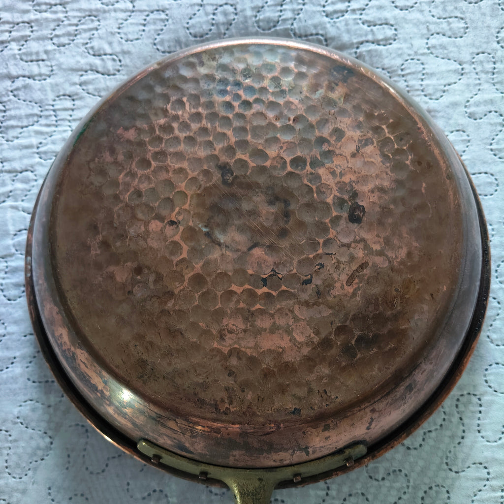 Padella in Rame Martellato Vintage Pesante