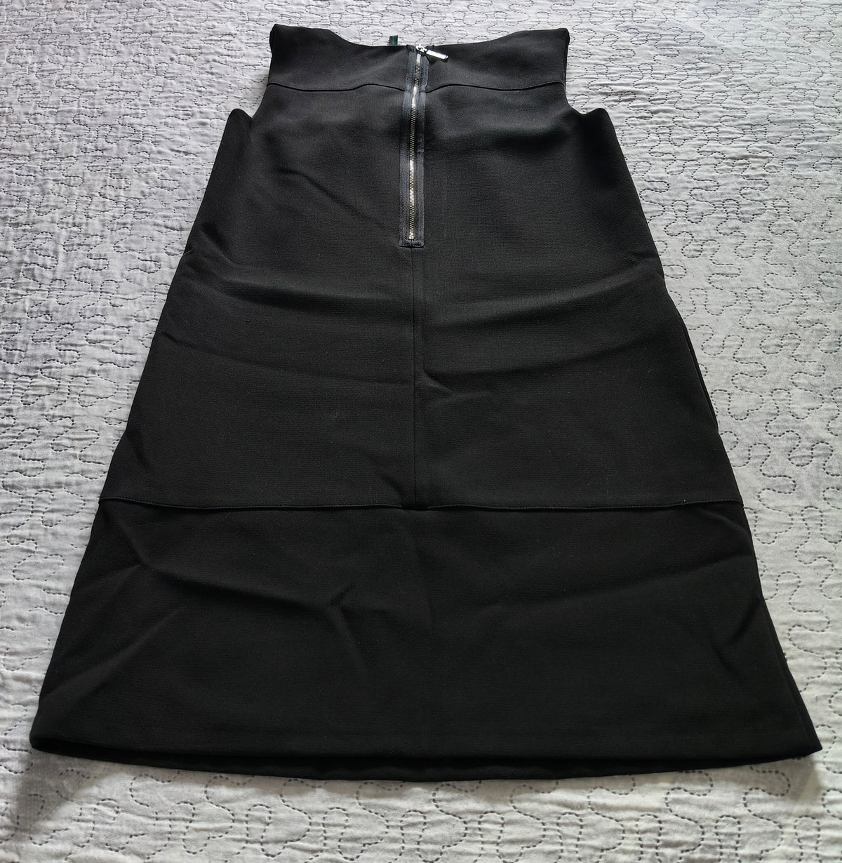 Vestito Benetton Nero Taglia M Con Zip