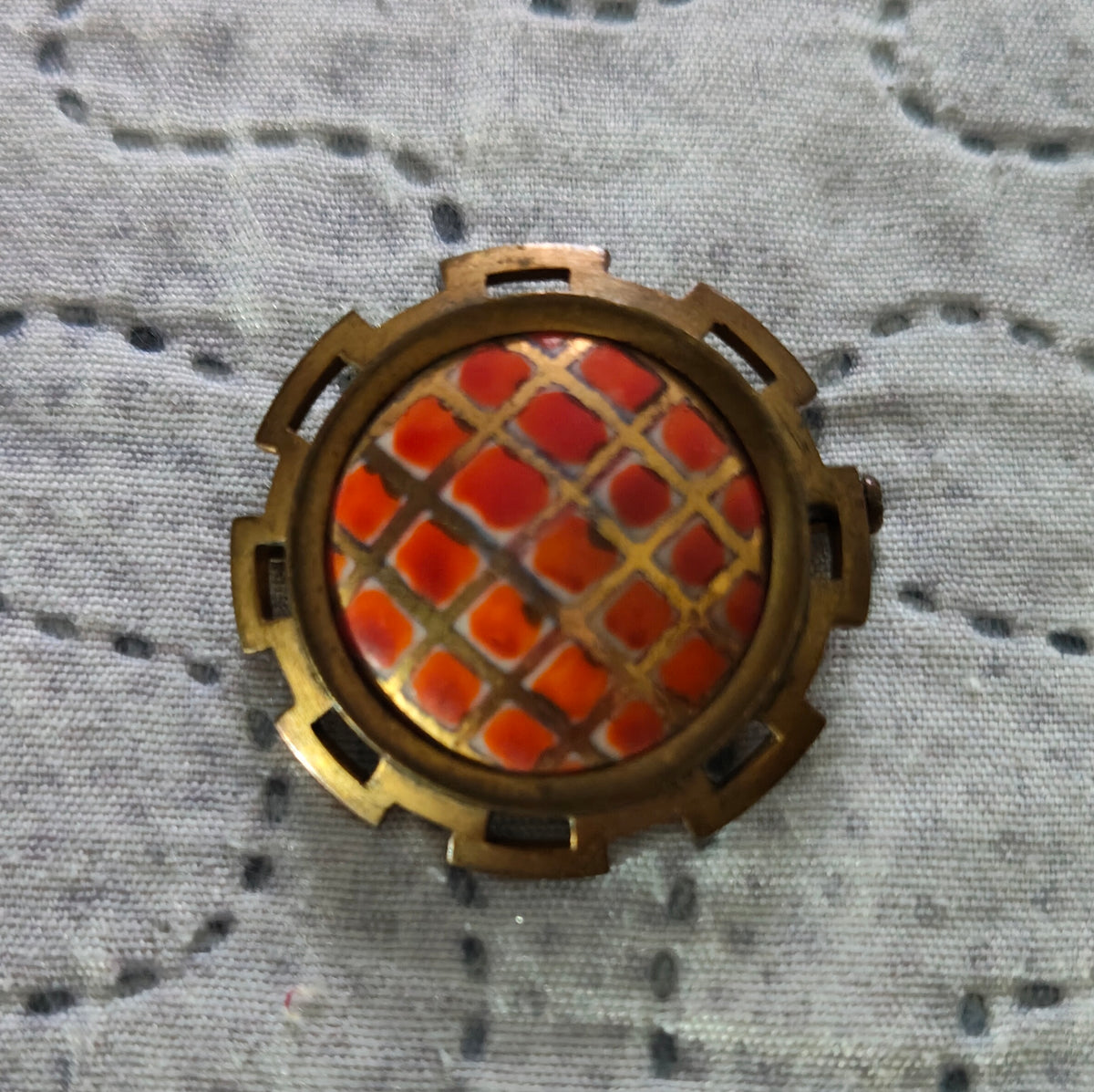 Spilla Vintage Decorata Unica 4/5 Centimetri circa