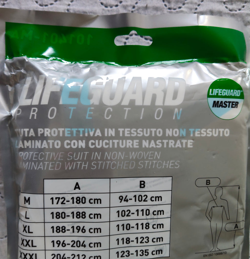 Tuta da Lavoro Protettiva Monouso Lifeguard